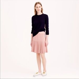 New J.Crew Blush Pink Pleated Skirt